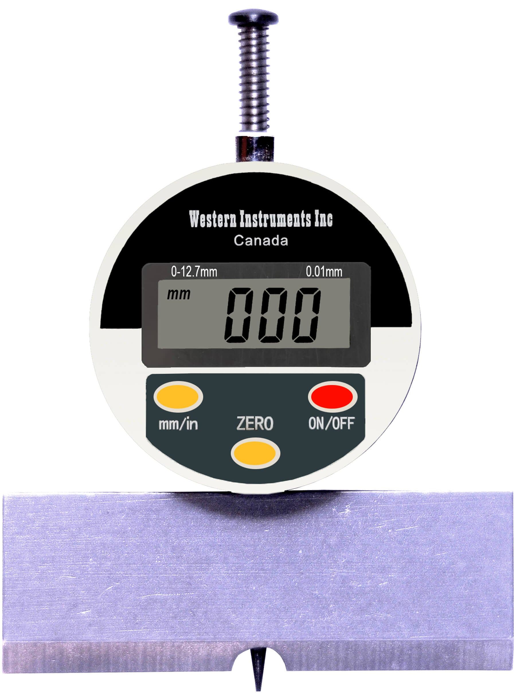 N88-3-D Digital Basic Plus Pit Gauge, Centre Mount 3.5" (89mm) Blade, Complete Kit