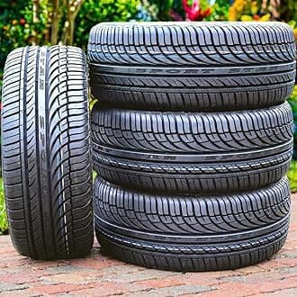 Set of 4 (FOUR) Fullway HP108 All-Season Passenger Car Performance Radial Tires-225/60R16 225/60/16 225/60-16 98H Load Range SL 4-Ply BSW Black Side Wall UTQG 380AA