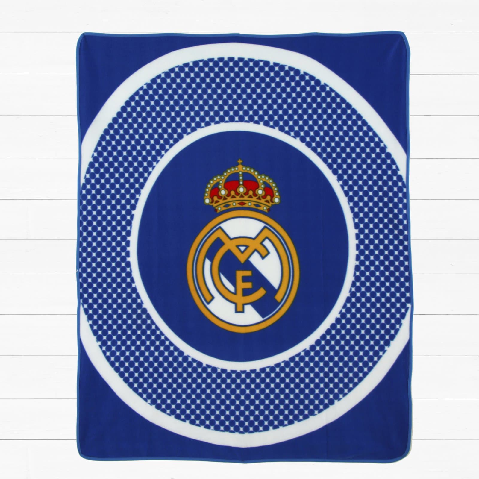 Real Madrid Crest Fleece Blanket