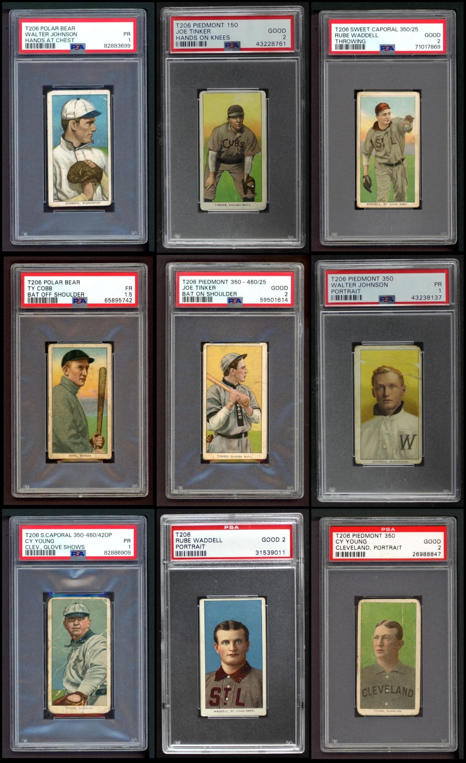 1909-11 T206 Almost Complete Set (Baseball Set) FAIR