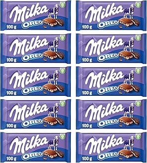 Milk Chocolate with Whole Oreo Cookies 92g/3.24oz (Pack of 9)