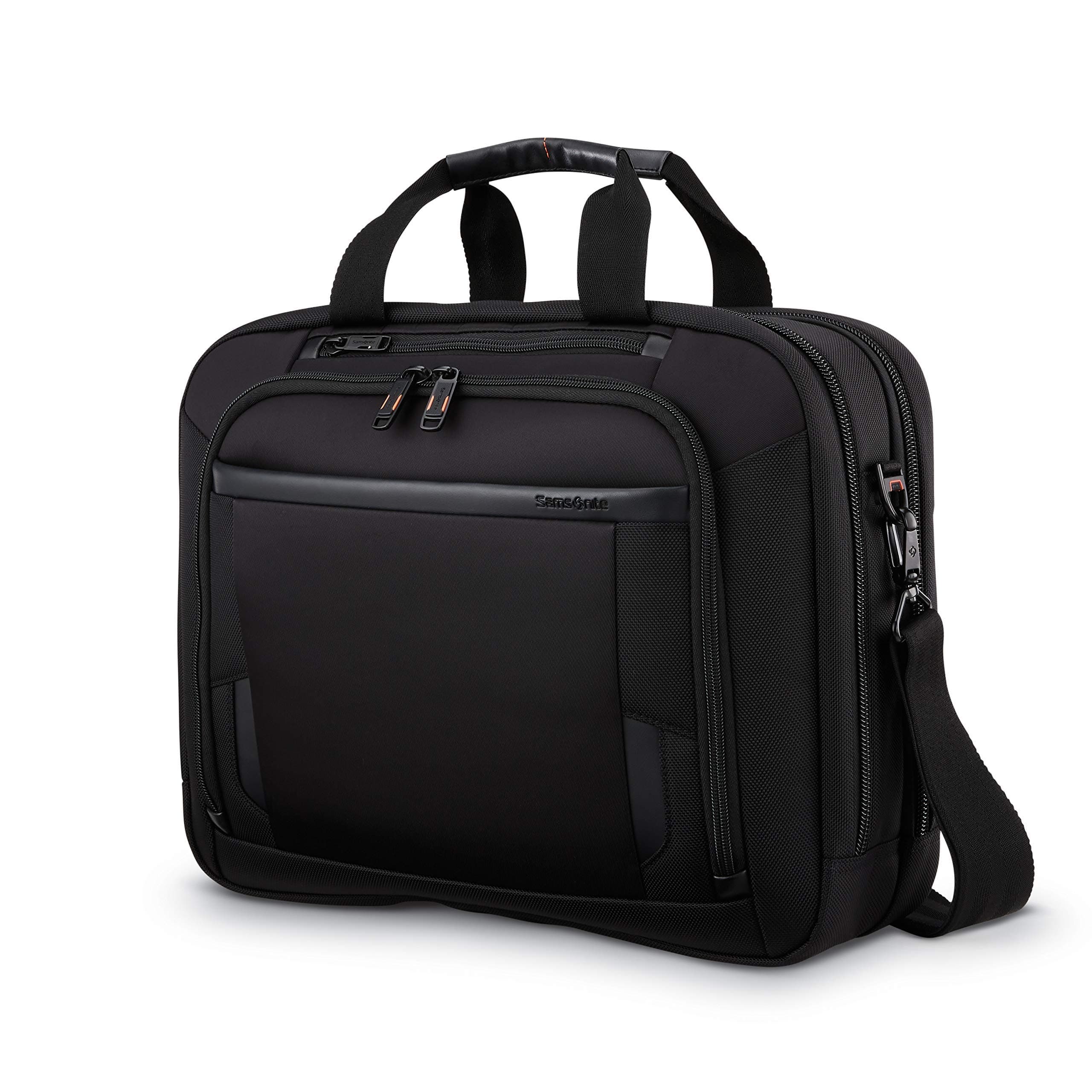 Pro Double Compartment Briefcase, Black, One Size