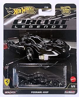 Hot Wheels Premium Car Culture - Circuit Legends 2025 961K - 0/5 Black Ferrari 499P Chase w/Protector