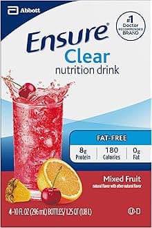 Ensure Clear Nutrition Drink Mixed Fruit 10fl ozx4 CT, pack of 1