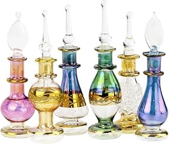 Egyptian Perfume Bottles Set Of 12 Size 2”