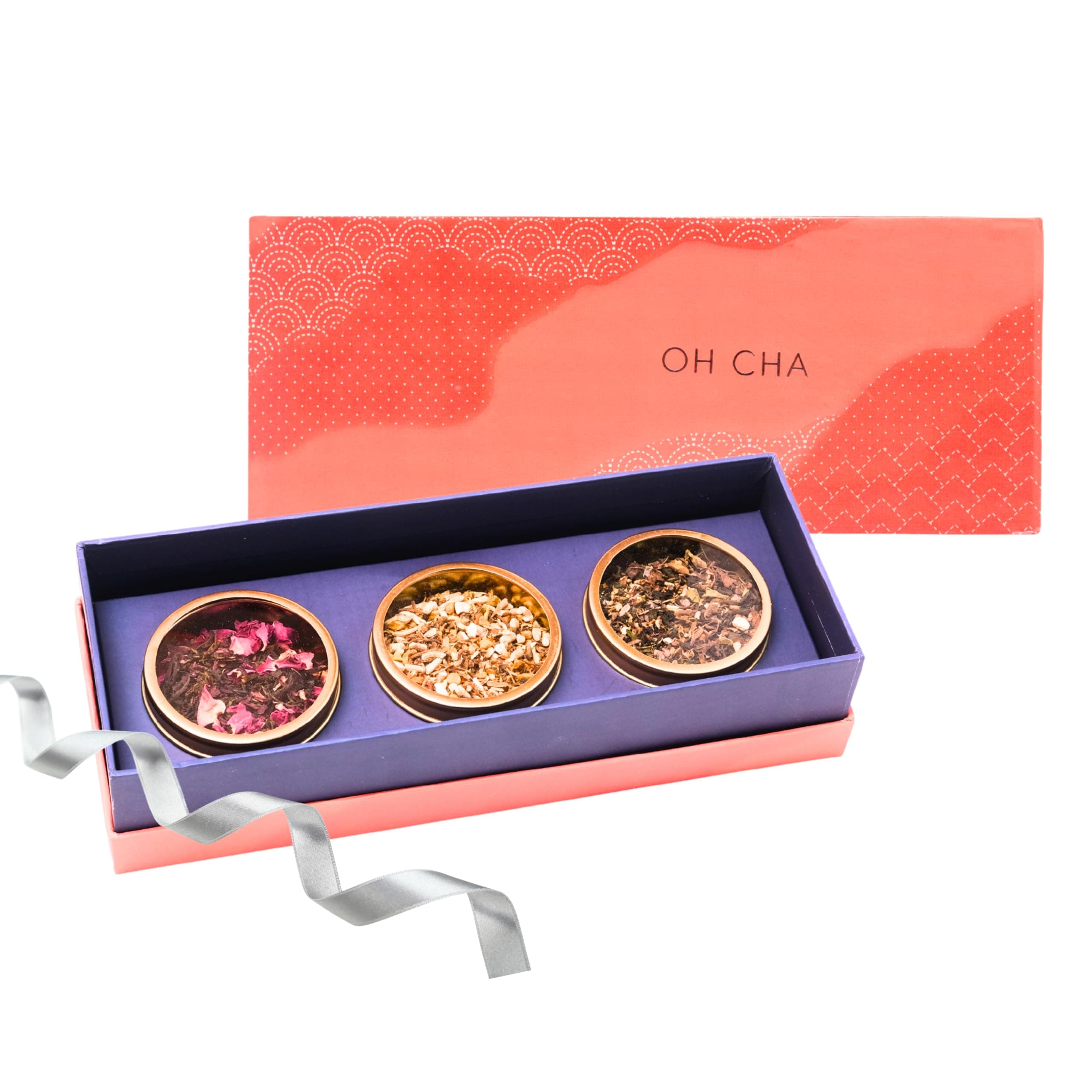 OH CHA - Kaizen Tea Gift Set | 3 Assorted Blends: Masala, Golden, Ayurvedic Chai | Pure Ingredients | Diwali Wellness & Tradition | Premium Hamper