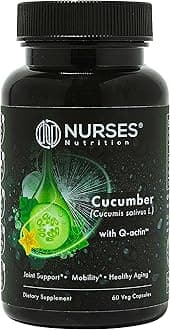 Clinically Studied – Joint Health & Recovery – Premium Cucumber Supplement with Q Actin – 2 Month Supply – 60 Capsules – Third Party Tested – Vegan Gluten Free
