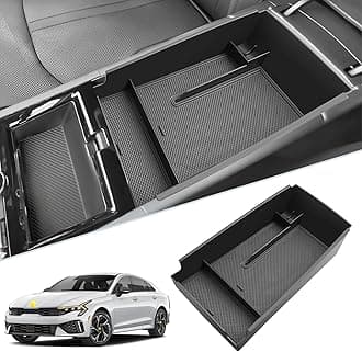 SKTU for 2025 2026 Kia K5 Accessories Center Console Organizer 2025 2026 K5 Console Tray for 2025 2026 Kia K5 (LXS/GT-Line/GT/EX) Console Organizer Kia K5 2025 2026 Accessories with Coin Holder
