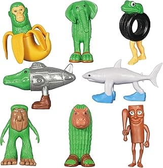 8 Pcs Italian Brainrot Toys, Tralalero Tralala Figures,Tung Tung Tung Sahur Toys，for Italian Brainrot Fans and Collectors (8 Pcs B)