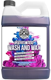 CWS207 Extreme Bodywash & Wax Foaming Car Wash Soap, (Works with Foam Cannons, Foam Guns or Bucket Washes) For Cars, Trucks, Motorcycles, RVs & More, 128 fl oz (1 Gallon), Grape Scent