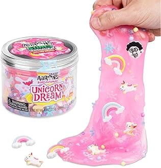Crazy Aaron's Slime Charmers® - Unicorn Dream - Bright Pink Water Slime, Sensory Toys for Kids - Creative and Endless Fun, Stress Relief Therapy, Gifts for Girls and Boys - Made in USA