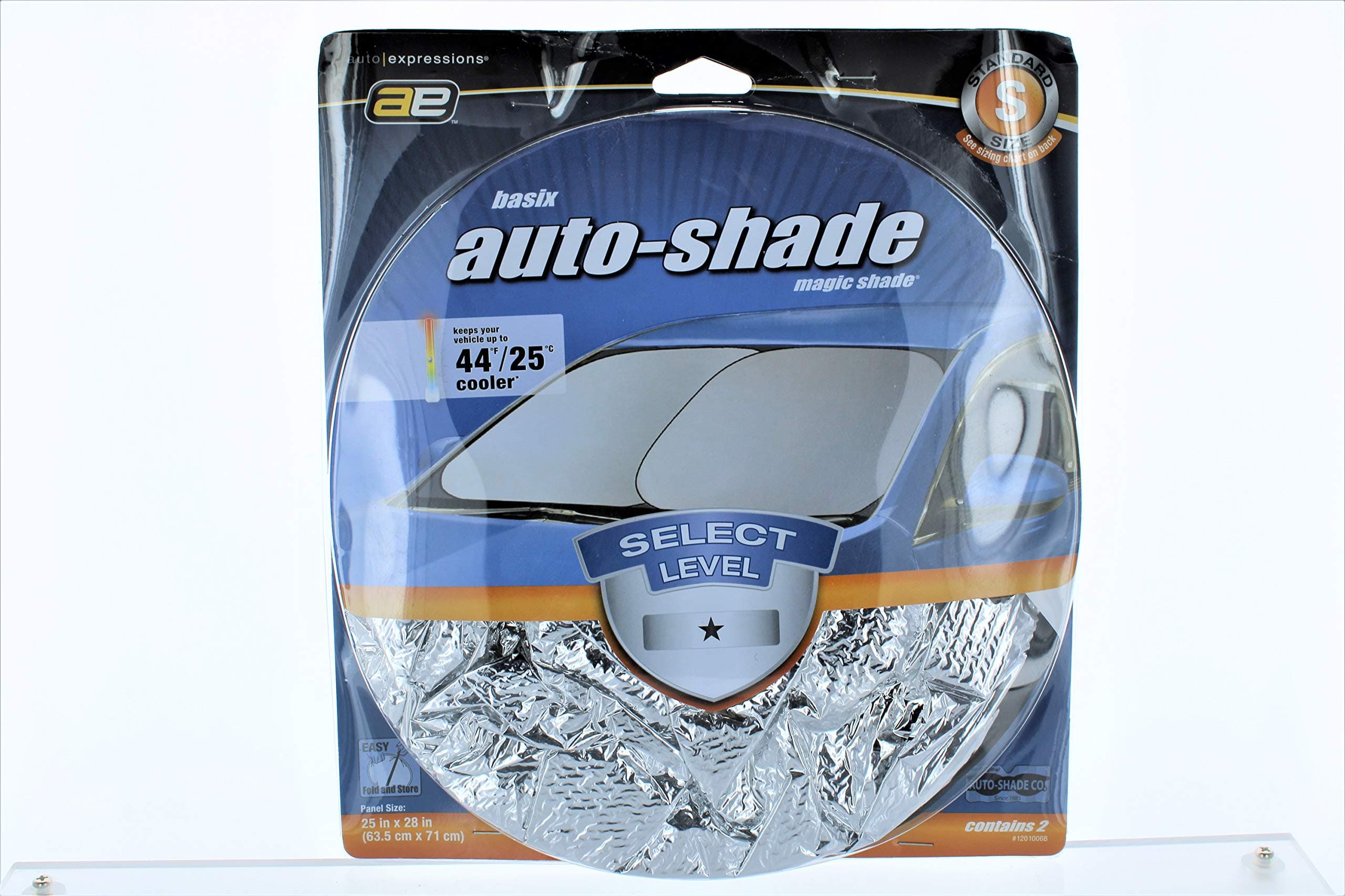 Auto ExpressionsBasix Magic Shade Sunshade, Standard Size