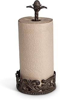 GG Collection Brown Metal Paper Towel Holder