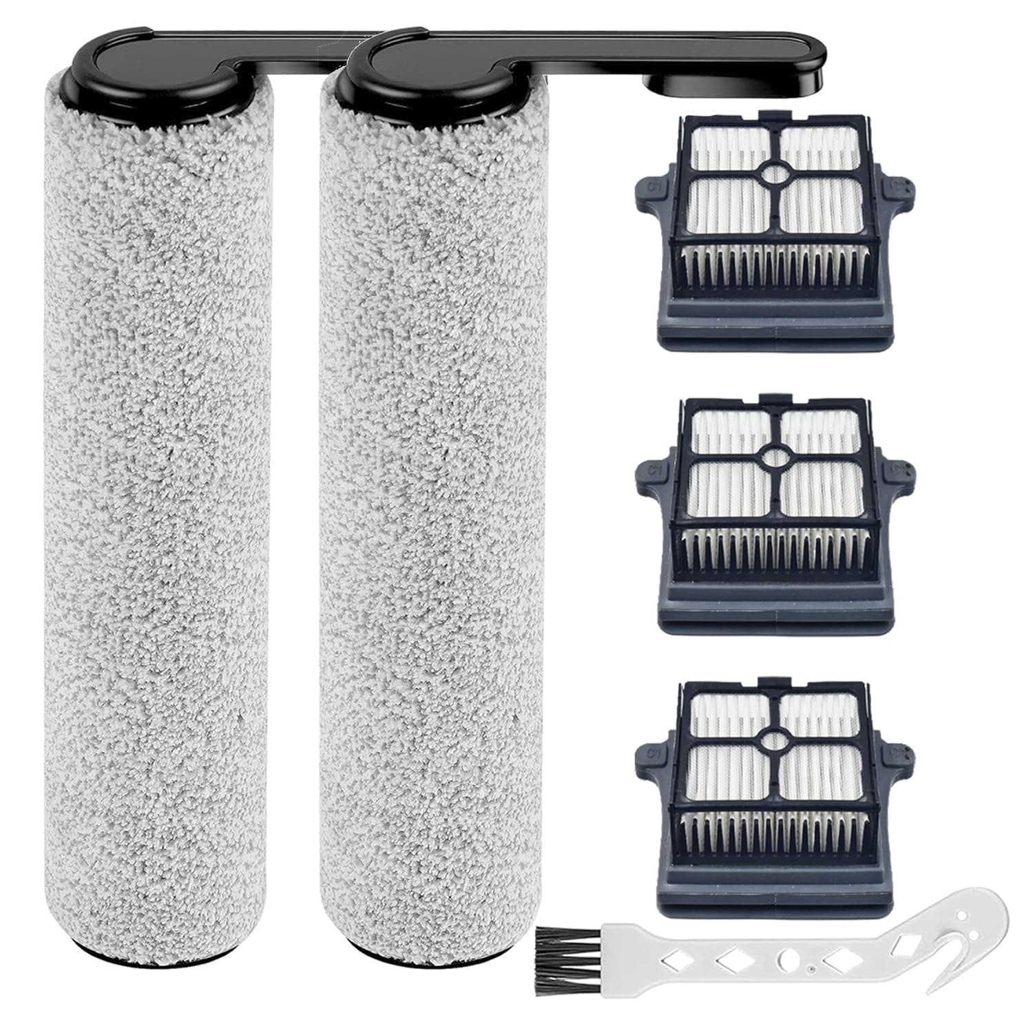 Brush Roller & Filter Replacement Compatible with Tineco Floor ONE S7 Pro Smart Cordless Wet Dry Hard Floor Vacuum Cleaner