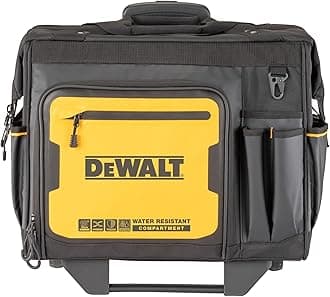 Tool Bag with Wheels, Tool Storage and Organization, Durable and Water Resistant, 18 Inch (DWST560107)