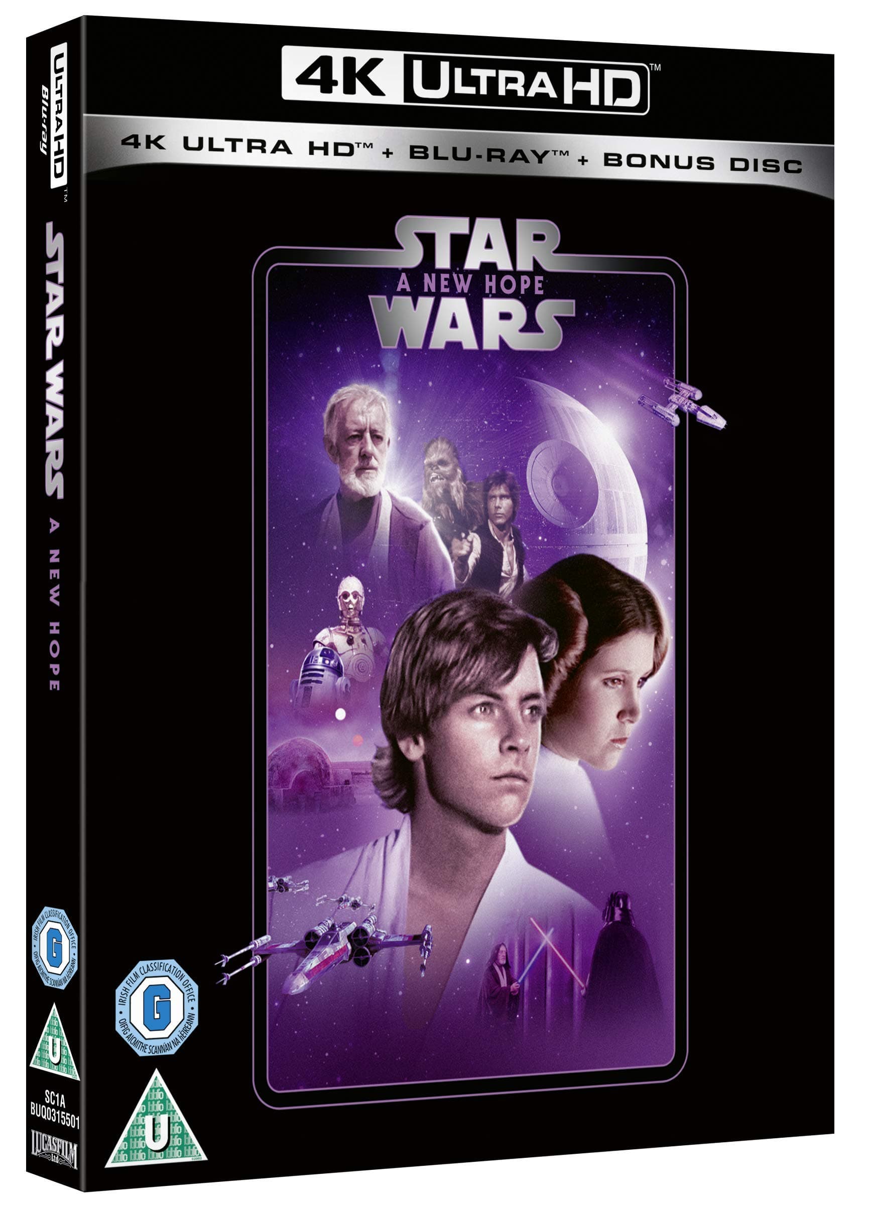 STAR WARS A NEW HOPE UHD BD