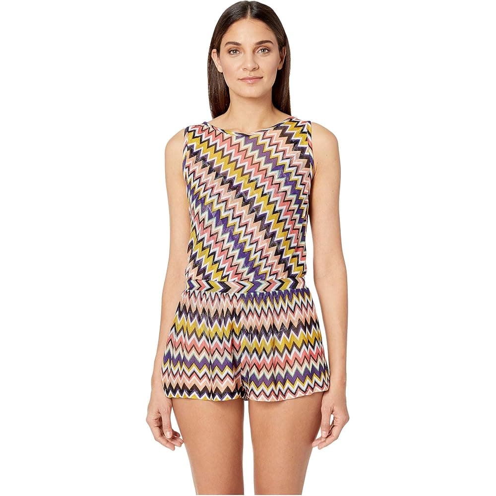 Iconic Zigzag Jumpsuit Cover-Up