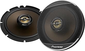 PIONEER A-Series MAX TS-A653FH 6.5” 2-Way Speakers (Pair) – 340W Max, Balanced Sound + Smooth Treble, Enhanced Bass, Ideal Factory Upgrade, Installation Adaptors Included