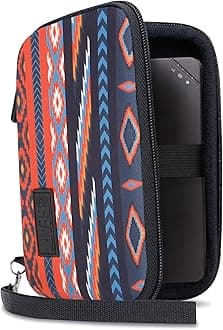 USA Gear Portable WiFi Hotspot for Travel Carrying Case - Internet Booster Case with Wrist Strap Compatible with 4G LTE Wi-Fi Mobile Hotspots from Verizon Orbic, Netgear, Huawei, GlocalMe - Southwest