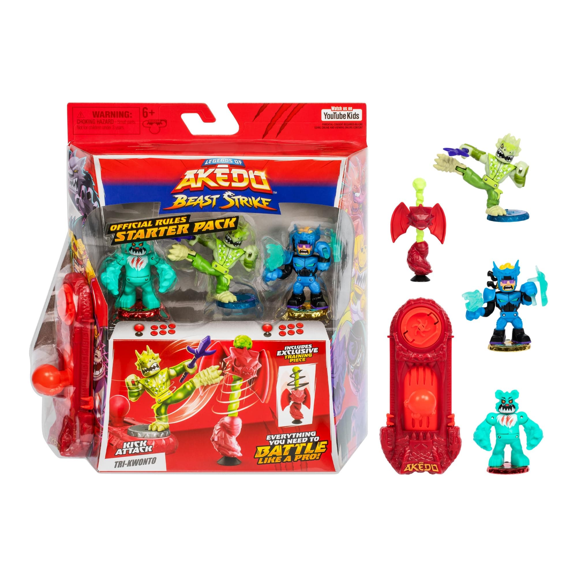 15281 Legends Beast Strike Starter Set, 3 Warriors, Includes Training Accessory and Exclusive Controller