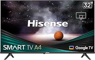 Hisense 32-Inch Class A4 Series FHD 1080p Google Smart TV (32A4K) - DTS Virtual: X, Game & Sports Modes, Chromecast Built-in, Alexa Compatibility