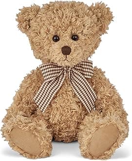 Bearington Theodore Plush Brown Teddy Bear Stuffed Animal, 17 Inch