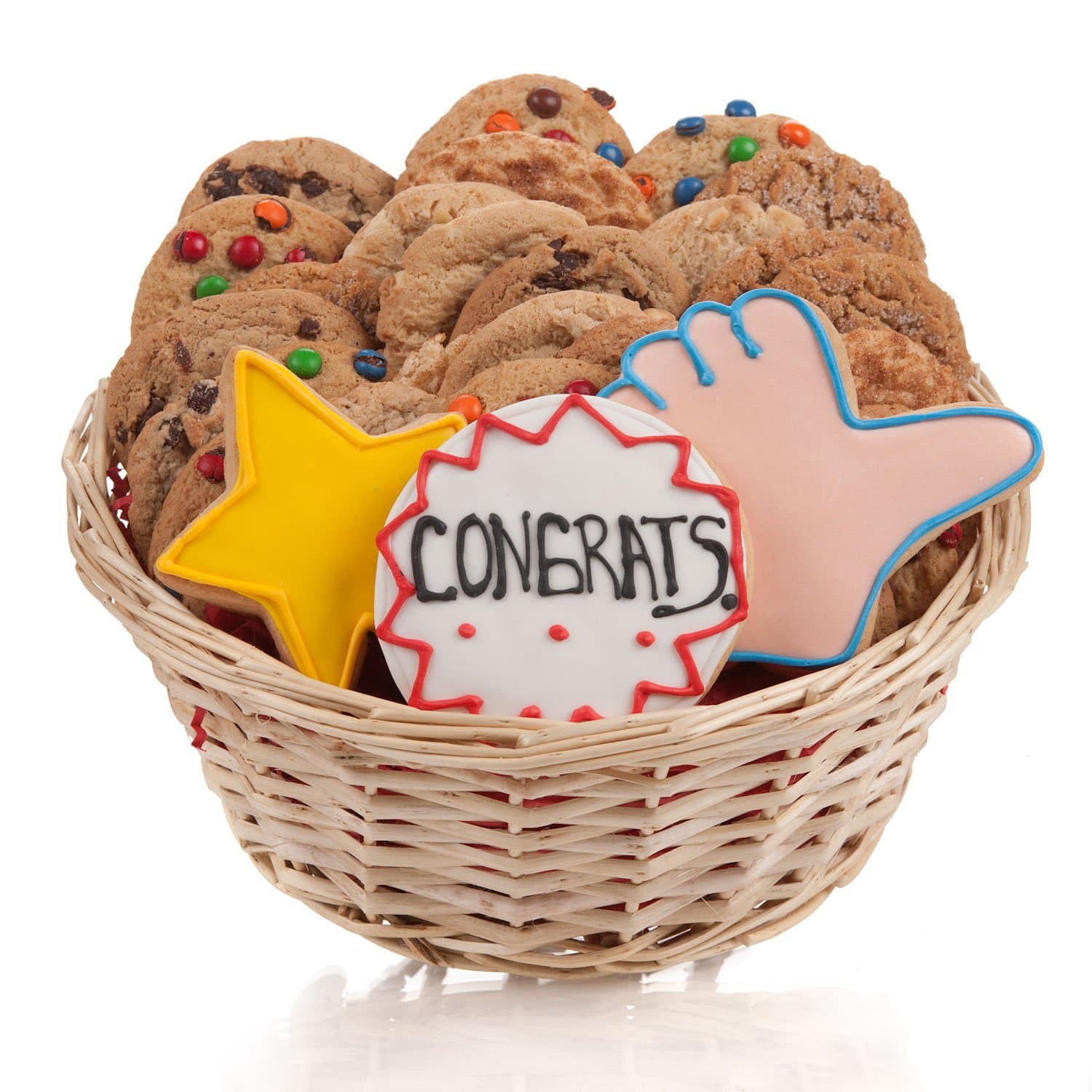 Congratulations Cookie Gift Basket- 24 Pc.