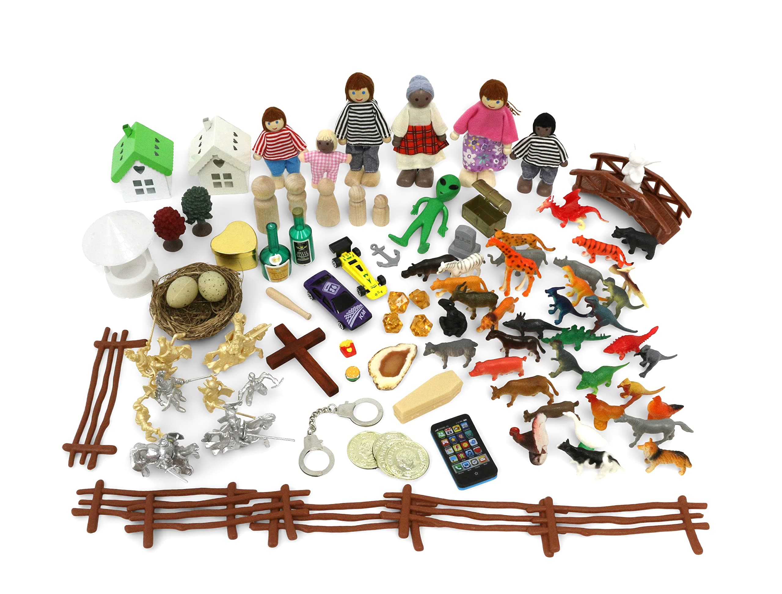 Sandtray Play Therapy Basic Starter Kit - 85+ Pieces
