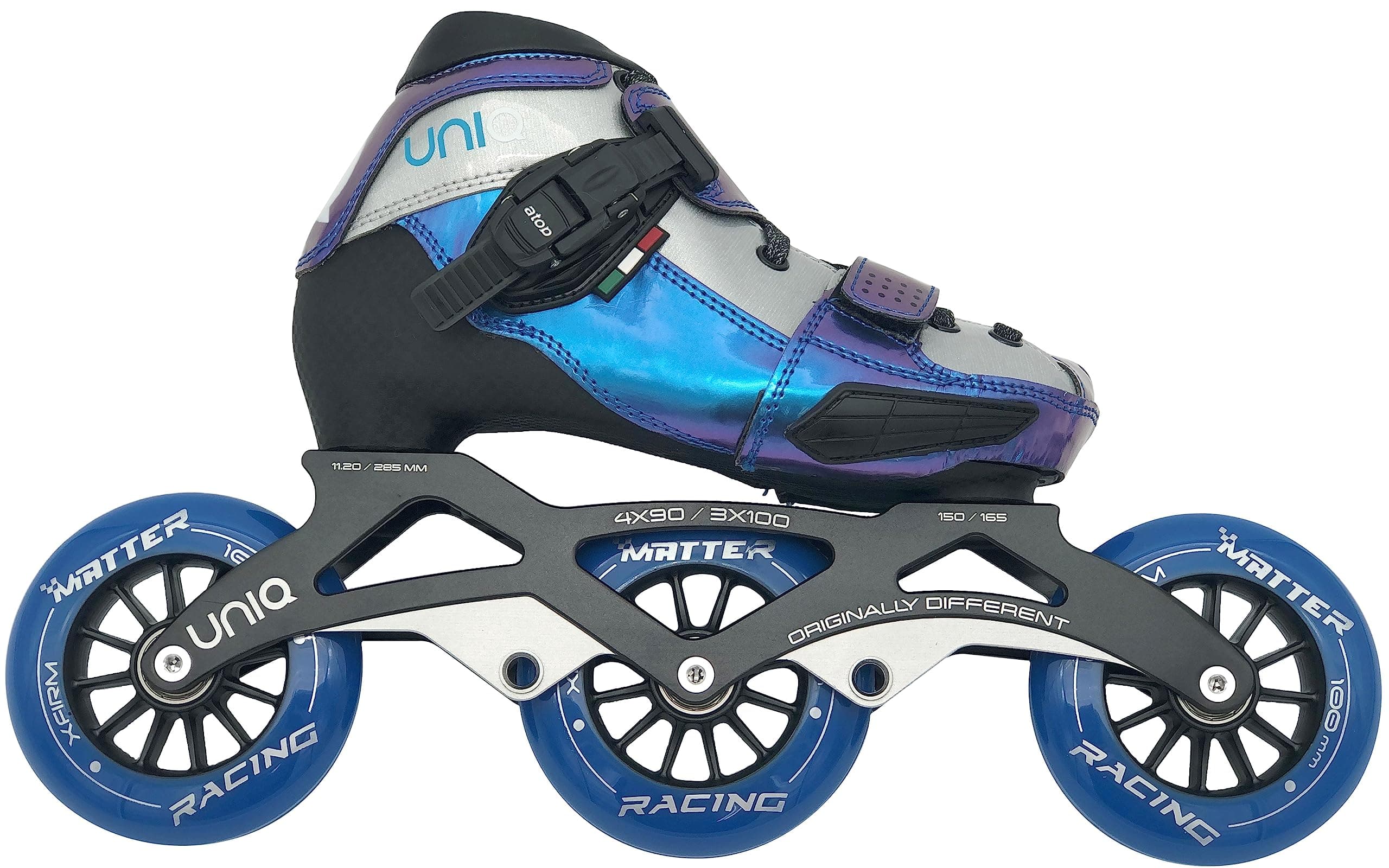 Uniq Q7 Inline Speed Skates Junior Adjustable Sizes