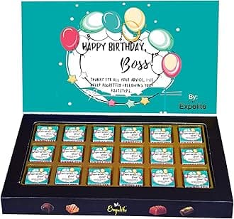 Expelite Happy Birthday Gift Boss- Medium Box- Chocolates Gift Boxes