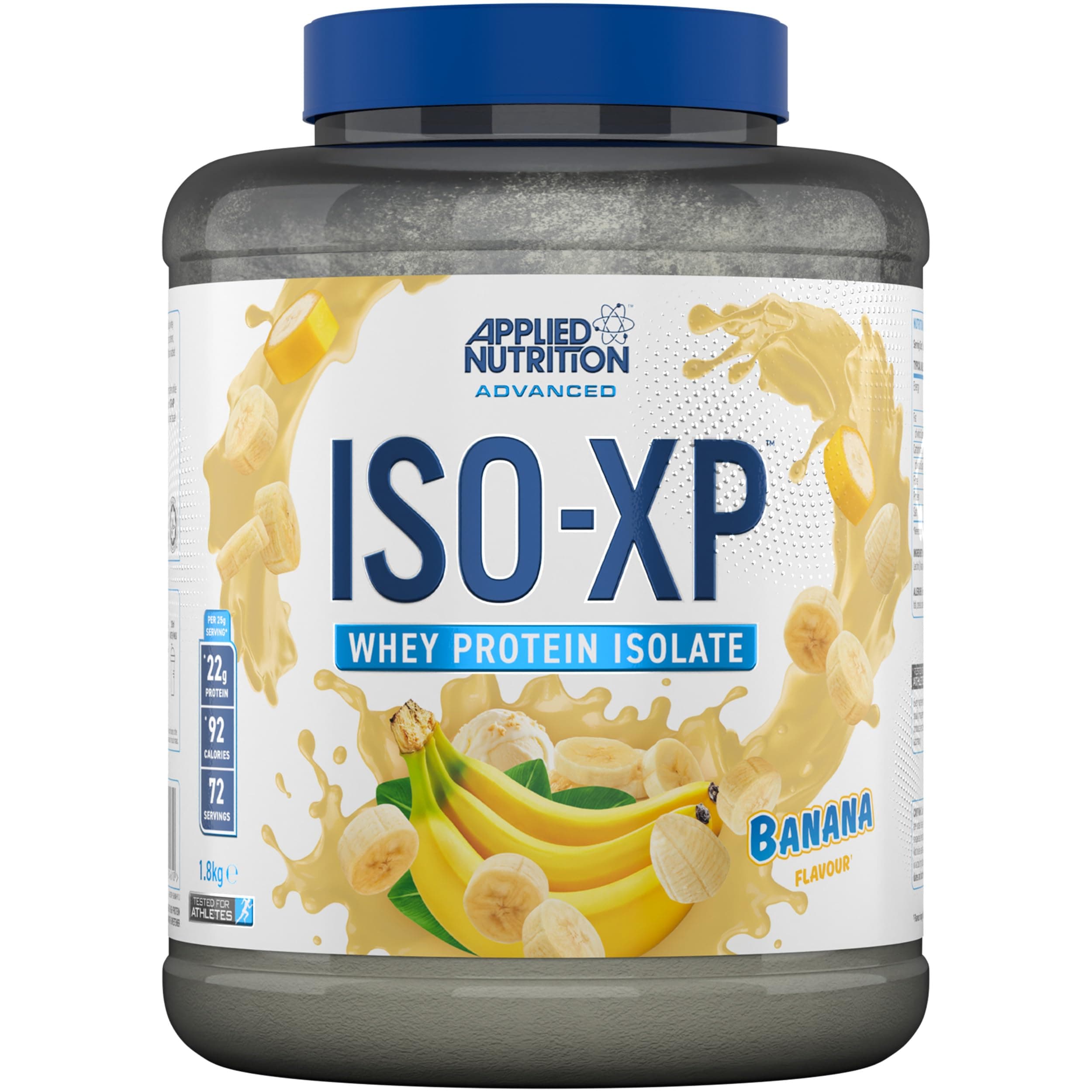 Applied Nutrition ISO XP Whey Isolate - Whey Protein Isolate Powder, ISO-XP Funky Yummy Flavours (1.8 Kg, Banana)