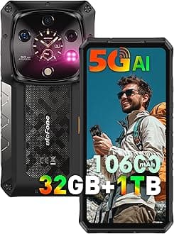 Armor 28 Ultra 5G AI Rugged Phone, 32GB+1TB/2TB Expansion, MTK Dimensity 9300+ 12-Core, 6.67" AMLOD Dual Screen, 64MP+50MP+50MP Real Camera, 120W, IP68/IP69K, 8K Video, Widevine L1, Android 15