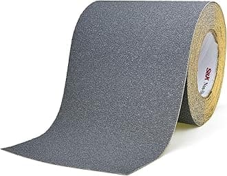 S&XGrip Tape for Stairs - 6 INCH x 33 FT Anti Slip Tape Gray Grit 60 - Non Slip Stair Tread for Outdoor Steps Ramps Boats Decks - Waterproof, Weather & Wear Resistant