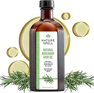 Nature Spell Rosemary Oil for Hair & Skin 150 ml – Rosemary Oil for Hair Growth – Treat Dry Damaged Hair to Target Hair Loss – Made in The UK