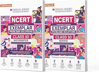 Oswaal NCERT Exemplar (Problems - Solutions) Class 10 Mathematics & Science (Set of 2 Books) For Latest Exam