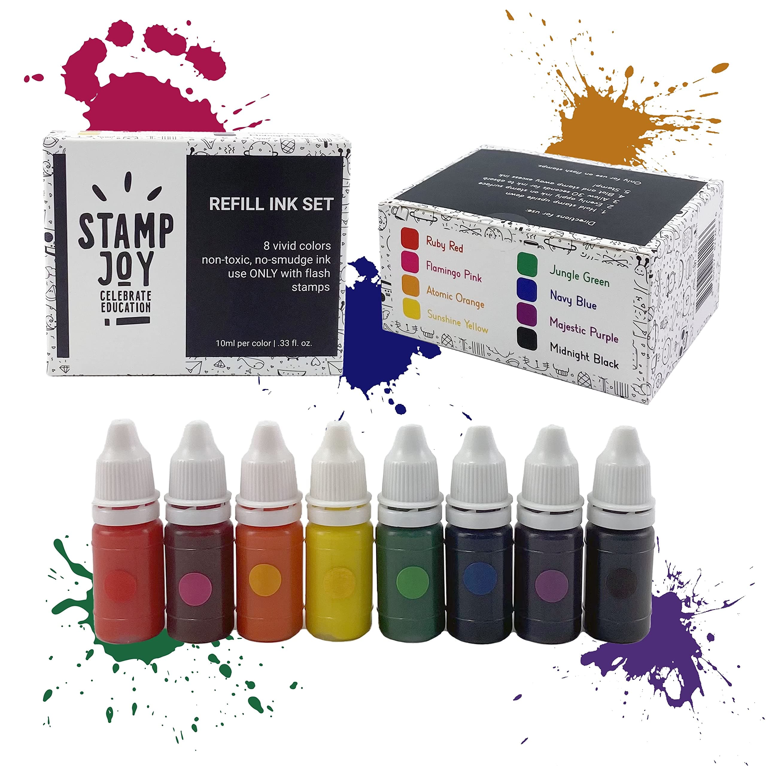Stamp Joy - Premium Refill Ink for Self Inking Stamps