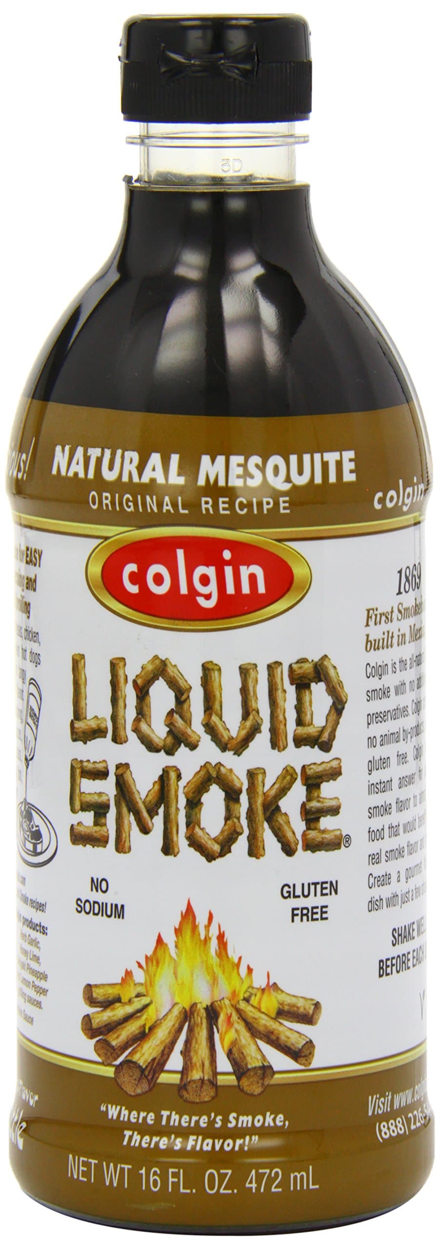 Colgin Liquid Smoke, Mesquite, 16.0 Ounce