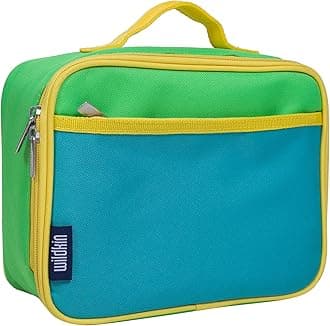 WildkinKids Insulated Lunch Box for Boys and Girls, Perfect Size for Packing Hot or Cold Snacks for School and Travel, Mom's Choice Award Winner, BPA-free, Olive Kids (Big Fish)