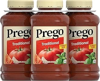 Prego Traditional Pasta Sauce, 45 Oz Jar (Pack of 3)