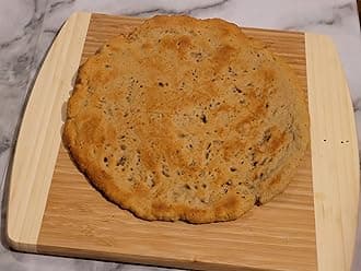 Mix for 2 12" Keto Friendly Bakery Bread Pizza Bases Coconut, Almond and wholewheat seeded with 8g Net Carbs Per Pizza Base. 34 g protein per pizza base (4 Large, Balm Cakes Coconut and Almond)