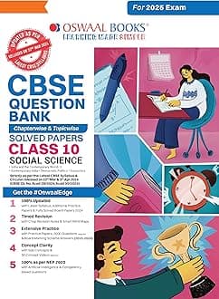 Oswaal CBSE Question Bank Class 10 Social Science,