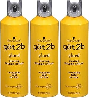 Got2b Glued Blasting Freeze Spray, 12 oz (Pack of 3)