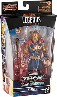 Marvel Hasbro Legends Thor: Love and Thunder Thor Action Figure 15-cm Collectible Toy, 3 Accessories, Multicolor,F1045
