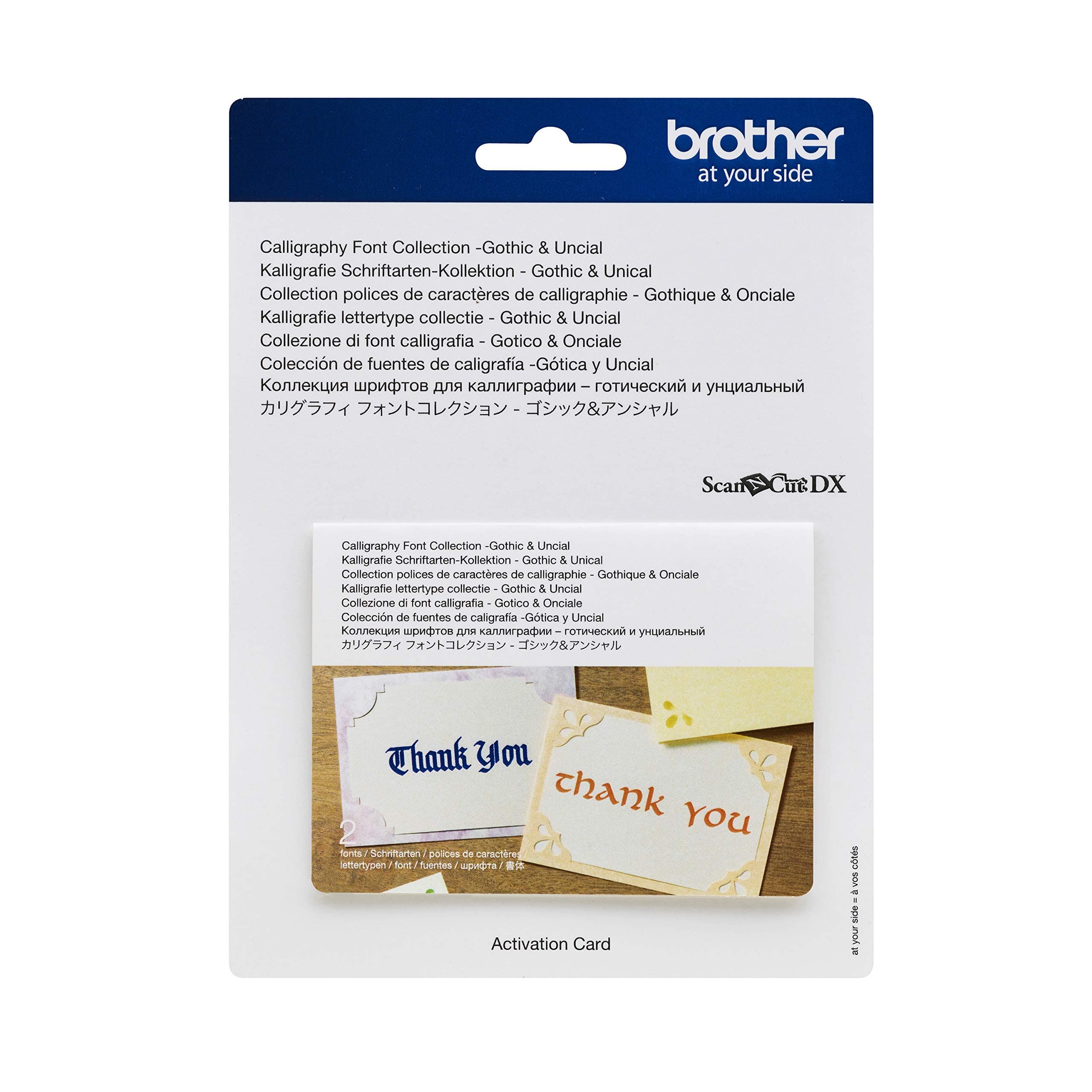 BROTHERCADXCLGFP01 Calligraphy Collection