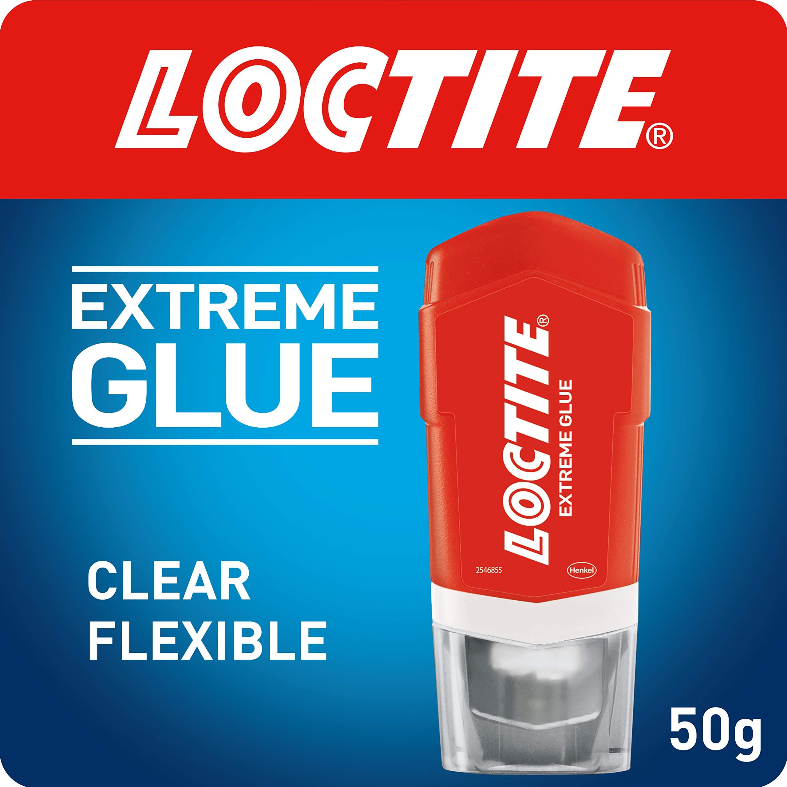 Extreme Glue, All-Purpose, Fast-Acting Clear Glue for Wood, Metal, Stone, Glass, and Rubber, 1 x 50g
