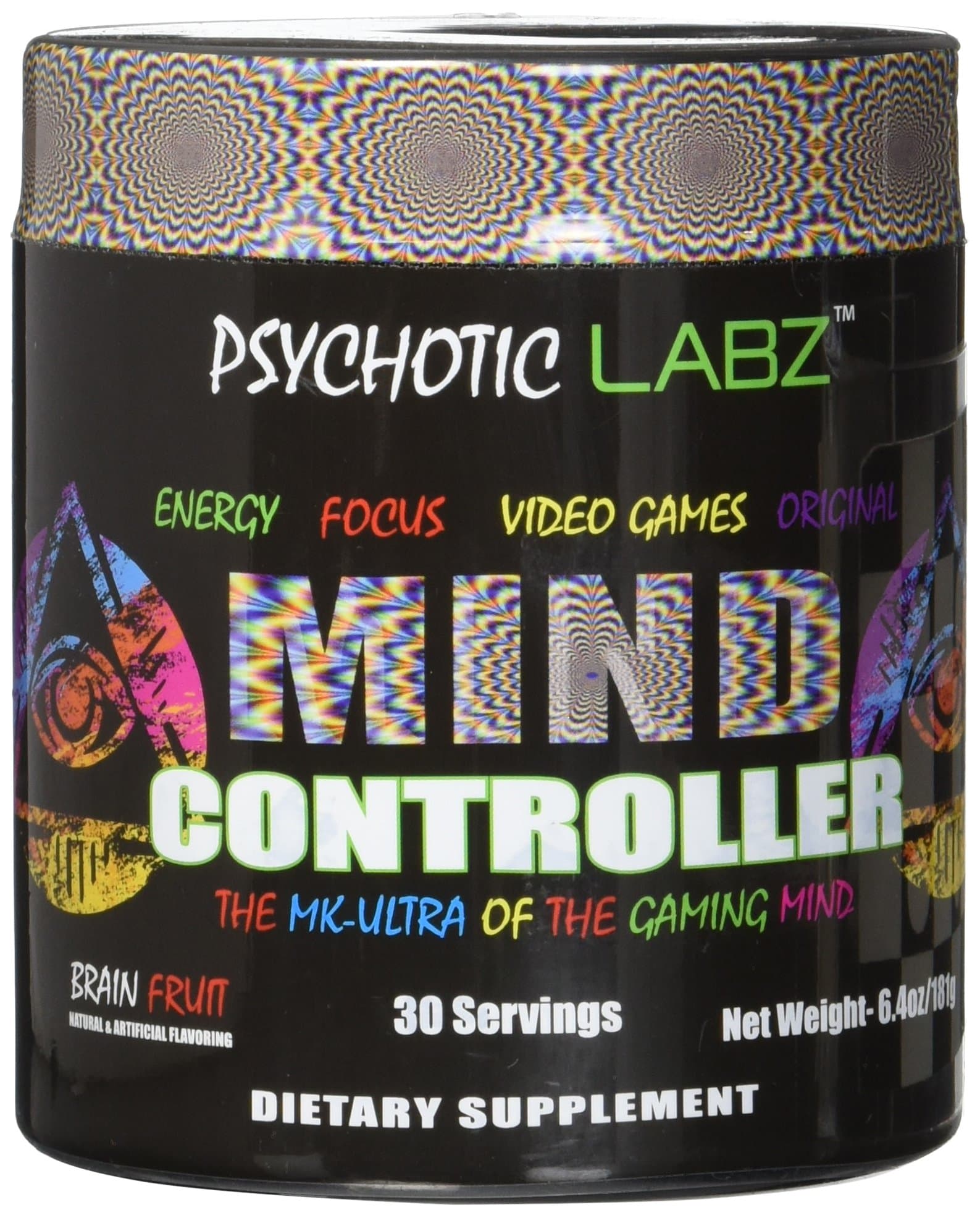 Psychotic Labz Mind Controller, Brain Fruit, 0.65 Pound