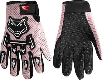 JAGASOL Kids Dirt Bike Gloves, Kids & Youth Power Sports Riding Gloves for Motorcycle, BMX, Mountain Bike, ATV, Full Finger Children Gloves for Outdoor Sports Cycling Camping Fishing