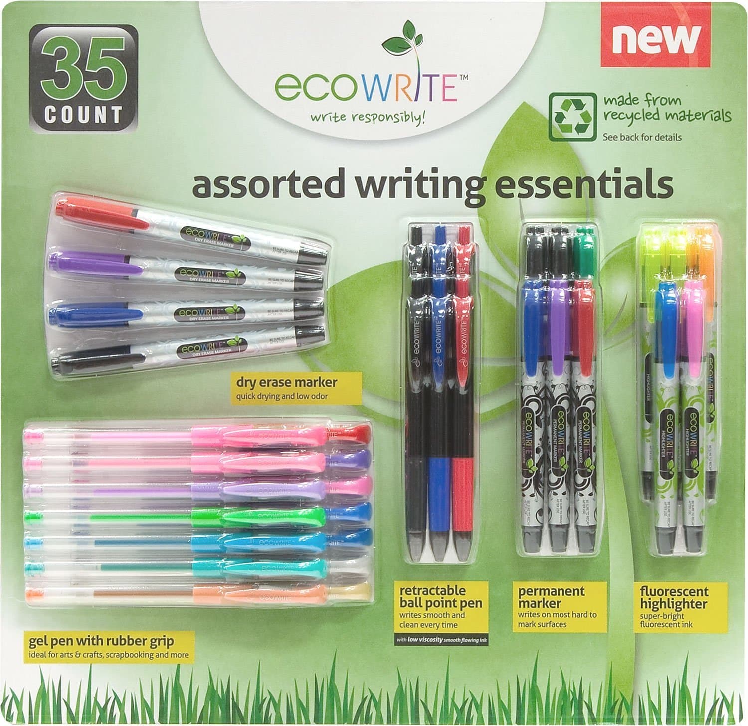 EcoWrite Assorted Writing Essentials (22035)