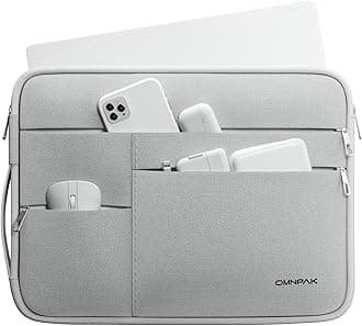 for 13.6 inch MacBook Air Case Sleeve Compatible with 13 inch New MacBook Air M5/MacBook Neo A18 Pro, 13-14" MacBook Air/Pro M5/M4/M3/M2/M1, Water Repellent Laptop Case with Handle