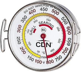 Grill Surface Thermometer, Silver